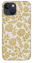 Load image into Gallery viewer, Gold Floral Pattern - Phone Case