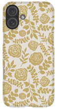 Load image into Gallery viewer, Gold Floral Pattern - Phone Case