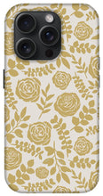 Load image into Gallery viewer, Gold Floral Pattern - Phone Case