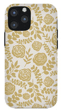 Load image into Gallery viewer, Gold Floral Pattern - Phone Case