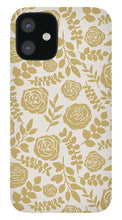 Load image into Gallery viewer, Gold Floral Pattern - Phone Case