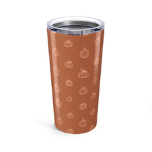 Load image into Gallery viewer, Dark Orange Pumpkin Travel Mug