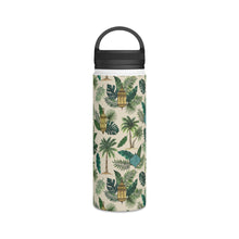 Load image into Gallery viewer, Palms and Lanterns Handle Lid Water Bottle
