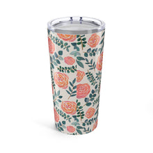 Load image into Gallery viewer, Watercolor Floral Pattern Travel Mug