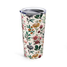 Load image into Gallery viewer, Colorful Watercolor Flowers Travel Mug