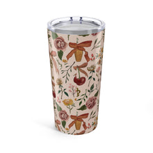 Load image into Gallery viewer, Bows, Flowers and Cherries Travel Mug