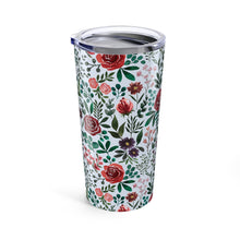 Load image into Gallery viewer, Pink and Purple Flowers Travel Mug