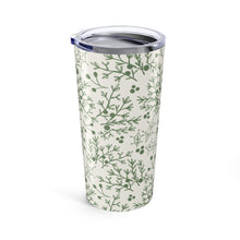 Load image into Gallery viewer, Green Christmas Branch Travel Mug