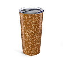 Load image into Gallery viewer, Bronze Ink Floral Travel Mug