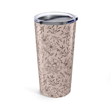 Load image into Gallery viewer, Pink Flower Travel Mug