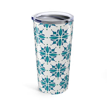 Load image into Gallery viewer, Teal Tile Travel Mug