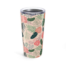 Load image into Gallery viewer, Tropical Floral Pattern Travel Mug