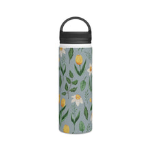 Load image into Gallery viewer, Daffodils and Tulips Handle Lid Water Bottle