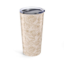 Load image into Gallery viewer, Gold Magnolia Travel Mug