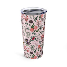 Load image into Gallery viewer, Bright Watercolor Flower - Pink Travel Mug