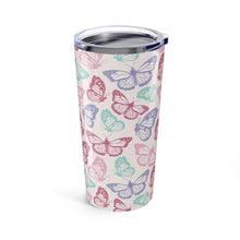 Load image into Gallery viewer, Pink Butterfly Travel Mug