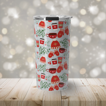 Load image into Gallery viewer, Coffee and Mittens Christmas Travel Mug
