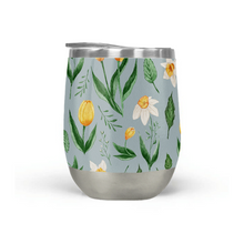 Load image into Gallery viewer, Daffodils and Tulips Wine Tumbler