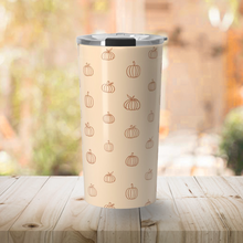 Load image into Gallery viewer, Orange Pumpkin Travel Mug