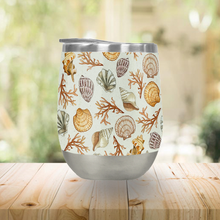 Load image into Gallery viewer, Seashell Wine Tumbler