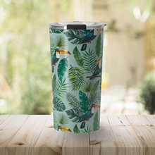 Load image into Gallery viewer, Tropical Toucan Travel Mug