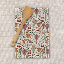 Load image into Gallery viewer, Vintage Valentine's Tea Towel
