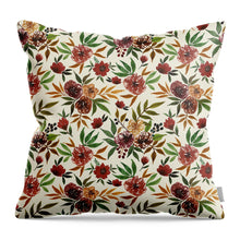 Load image into Gallery viewer, Autumn Flowers - Throw Pillow