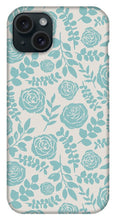 Load image into Gallery viewer, Baby Blue Floral Pattern - Phone Case