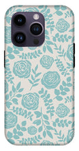 Load image into Gallery viewer, Baby Blue Floral Pattern - Phone Case