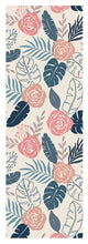 Load image into Gallery viewer, Blue and Blush Tropical Floral Pattern - Yoga Mat