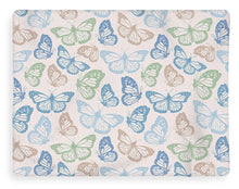 Load image into Gallery viewer, Blue Butterfly Pattern - Blanket