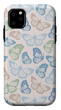 Load image into Gallery viewer, Blue Butterfly Pattern - Phone Case