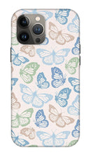 Load image into Gallery viewer, Blue Butterfly Pattern - Phone Case