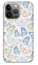 Load image into Gallery viewer, Blue Butterfly Pattern - Phone Case