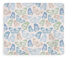 Load image into Gallery viewer, Blue Butterfly Pattern - Blanket