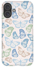 Load image into Gallery viewer, Blue Butterfly Pattern - Phone Case