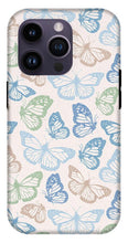Load image into Gallery viewer, Blue Butterfly Pattern - Phone Case