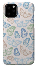 Load image into Gallery viewer, Blue Butterfly Pattern - Phone Case