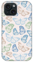 Load image into Gallery viewer, Blue Butterfly Pattern - Phone Case