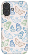 Load image into Gallery viewer, Blue Butterfly Pattern - Phone Case