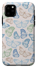 Load image into Gallery viewer, Blue Butterfly Pattern - Phone Case
