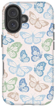 Load image into Gallery viewer, Blue Butterfly Pattern - Phone Case