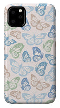 Load image into Gallery viewer, Blue Butterfly Pattern - Phone Case
