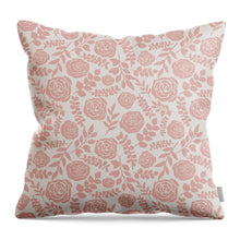 Load image into Gallery viewer, Blush Floral Pattern - Throw Pillow