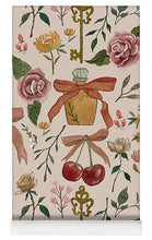 Load image into Gallery viewer, Bows, Flowers and Cherries Pattern - Yoga Mat