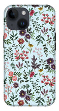 Load image into Gallery viewer, Bright Watercolor Flower - Blue - Phone Case