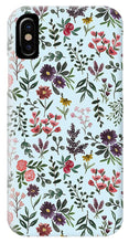 Load image into Gallery viewer, Bright Watercolor Flower - Blue - Phone Case