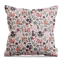 Load image into Gallery viewer, Bright Watercolor Flower - Pink - Throw Pillow