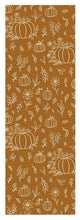 Load image into Gallery viewer, Bronze Floral Ink Pumpkin Pattern - Yoga Mat