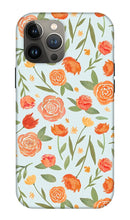 Load image into Gallery viewer, Burnt Orange Floral Pattern - Phone Case